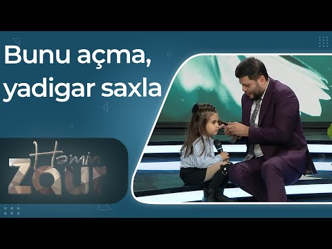 Həmin Zaur - Zaur Kamal balaca Sevayın saçlarını hördü