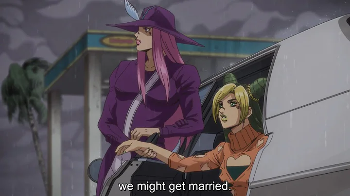 Jojo Stone Ocean Part 3 Ending Scene | Emporio Mee...
