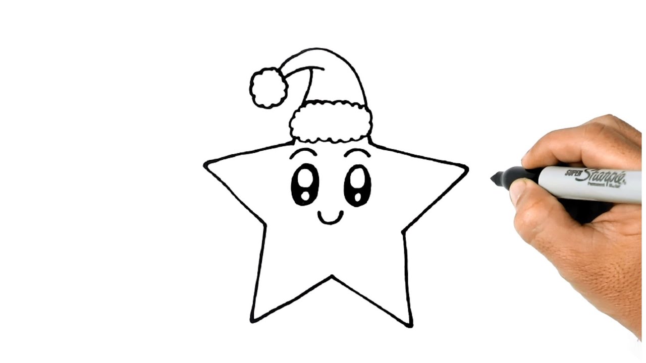 how-to-draw-a-christmas-star-easy-step-by-step-youtube