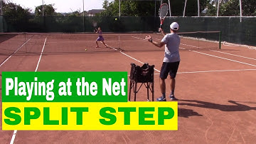 Timing the Split Step at the Net / Tennis Lesson