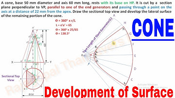 Ontwikkeling van oppervlaktekegel | S.P. parallel aan eindgeneratoren @rajagopalthangavelsforum