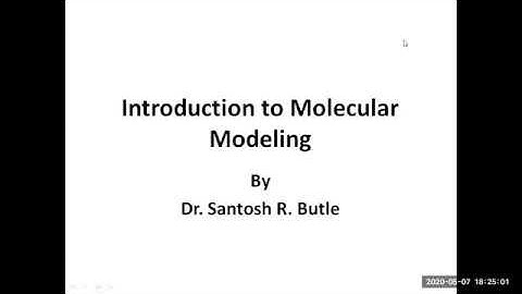 Introduction to Molecular Modeling