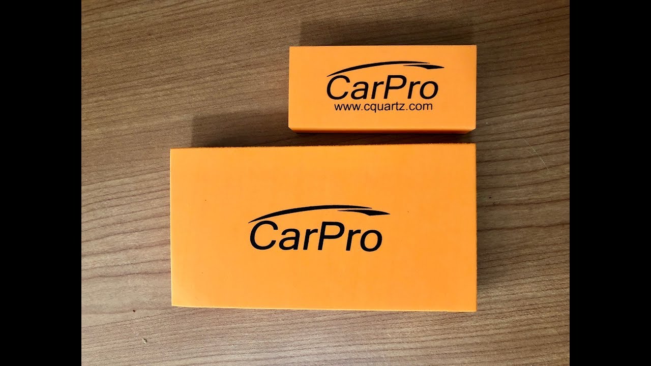 CarPro Ceramic Coating Applicator Size Comparison