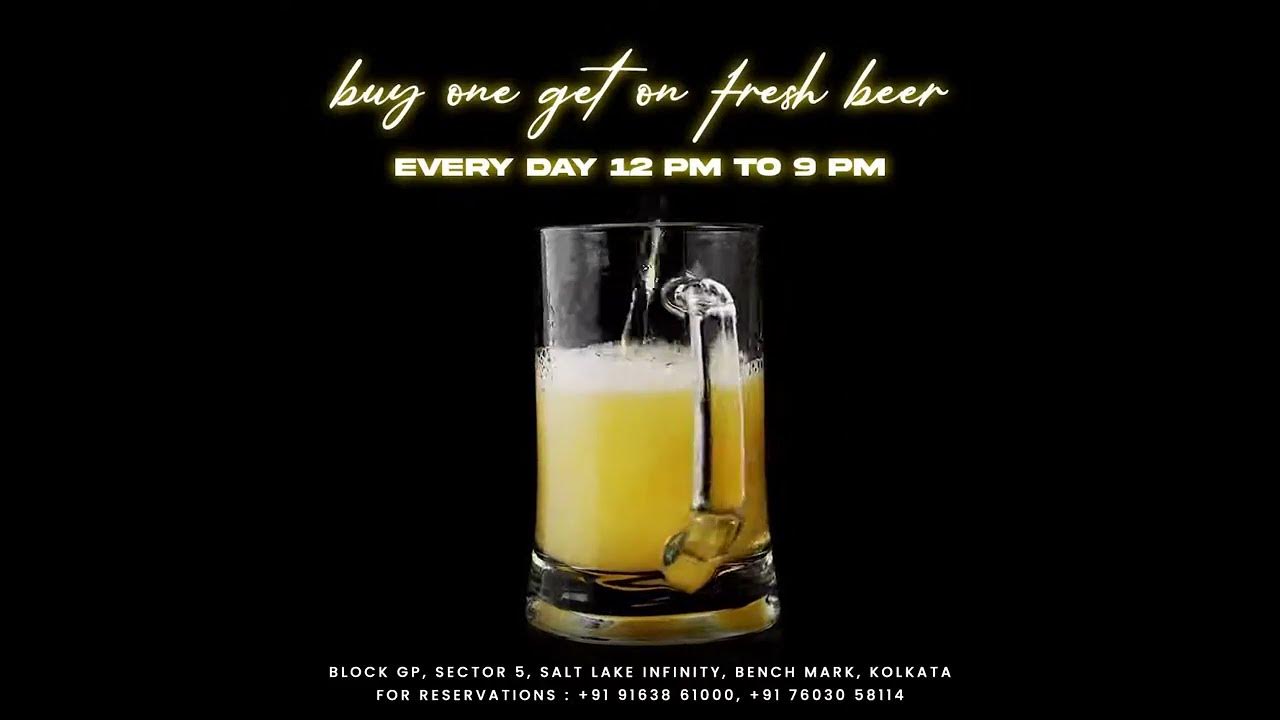Fresh Craft Beer 🍺 only at The BrewMaster Kolkata Sectorv salt lake