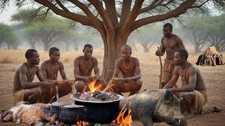 Wild Cooking With the Hadza| Secrets of Traditional Bush Meals | Hadza land