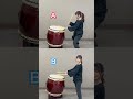 どっちの打ち方がいい？長胴編！ #和太鼓 #shorts #演奏