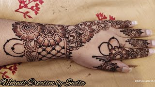 Latest Back Hand Mehndi Design 2021 | Beautiful Henna | Mehndi Creation by Sadia