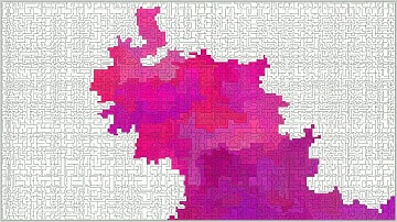 Maze in an irregular grid (3 août 2025 - A)