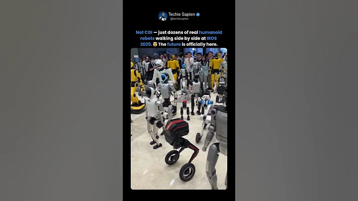 The Future Is Here: 20+ Humanoid Robots Walk Together at IROS 2025 🤖🔥