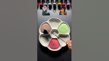 Judy Hopps or Nick Wilde Guess Color Mixing Zootopia 2 #colormixing #zootopia2 #satisfying