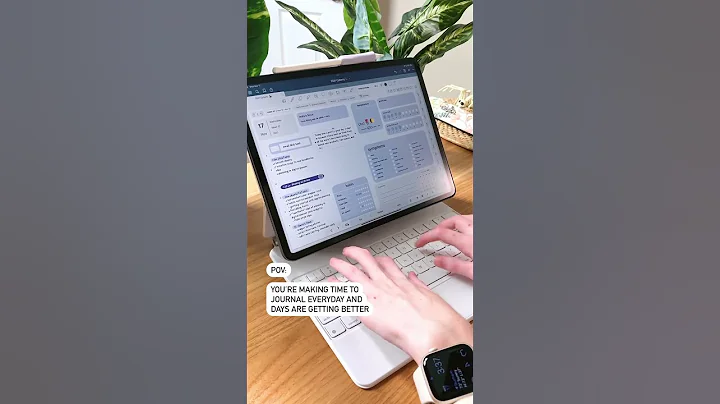 Journaling on iPad 🍵✍🏼👩🏻‍💻