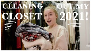 1 HOUR To Declutter My ENTIRE Closet | Cleaning Out My Closet 2021 by Corinne Carole 651 views 3 years ago 13 minutes, 5 seconds