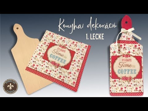 Videó: Decoupage Kezdőknek