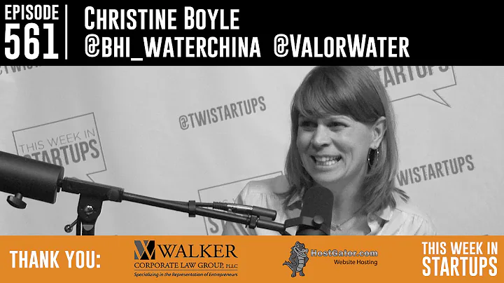 Christine Boyle, founder Valor Water, developed to...