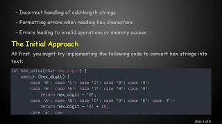 How To Convert Hex String To Text Data In C