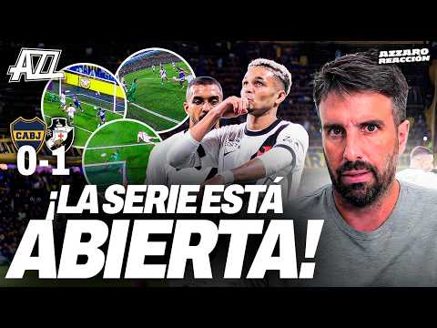 AZZARO REACCIÓN - ¡LA SERIE ESTÁ ABIERTA!: BOCA PERDIÓ 1-0 VS VASCO DA GAMA POR COPA SUDAMERICANA