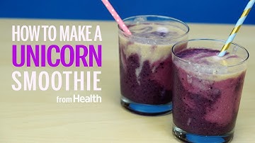 How To Make A Unicorn Smoothie | Health