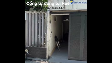 Nâng cấp cổng 4 cánh thành cổng trượt tự động tại Huế | Smart View lắp đặt chuyên nghiệp #cổngtựđộng