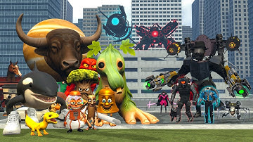 ALL NEWEST ITALIAN AI BRAINROT MEMES VS ALL SKIBIDI TOILET AGENTS! Who Is Stronger In Garry