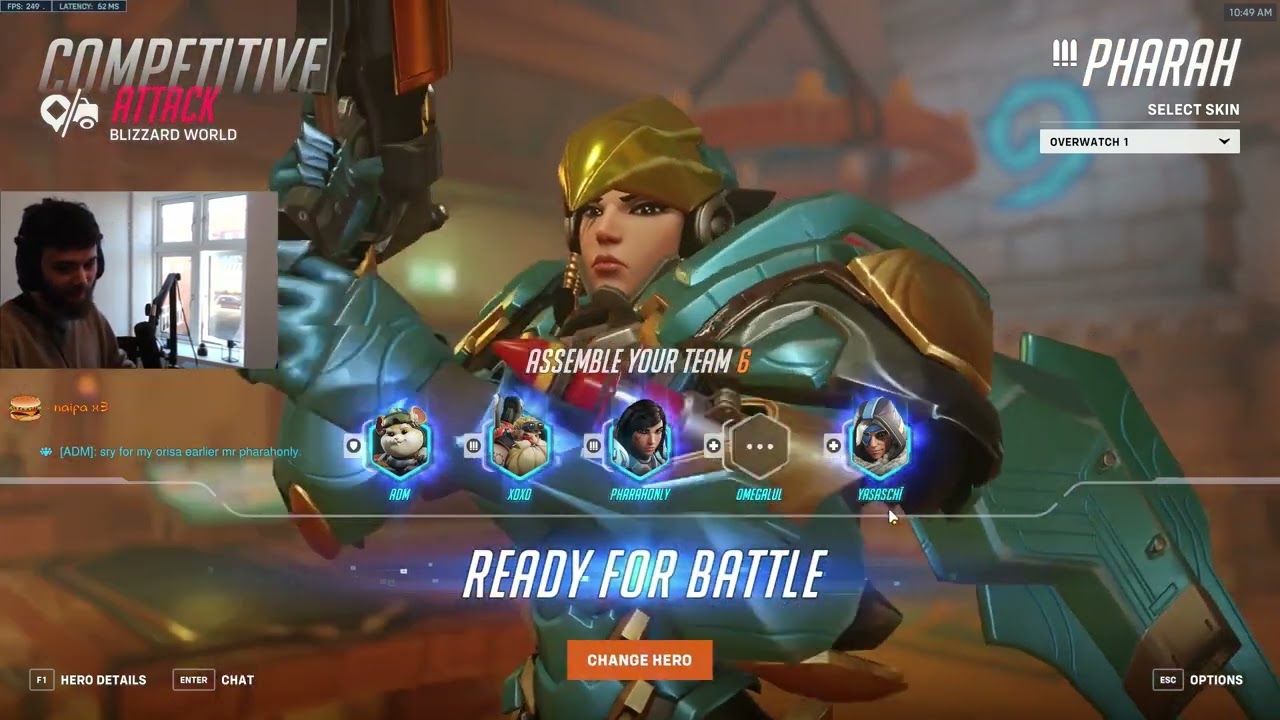 Dafran PHARAH COMPETITIVE Gameplay! [ OVERWATCH VOD Replays ]