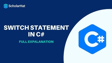 Switch Statement in C#|C# Tutorial