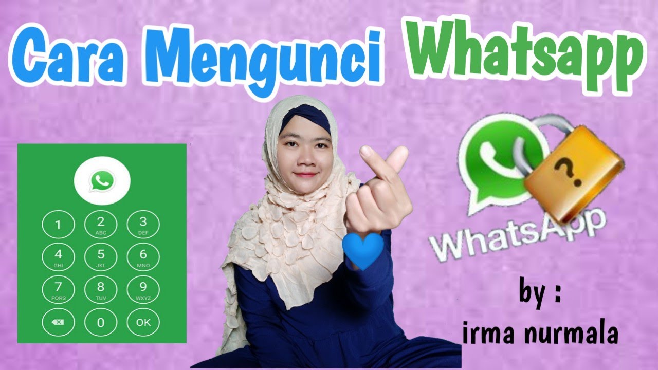 Cara mengunci aplikasi whatsapp 