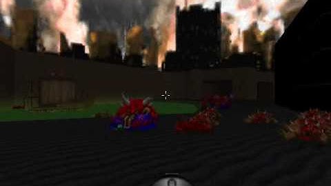 Doom 2 walkthrough - Level 16: Suburbs