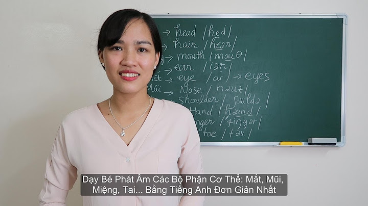 Cái mũi tiếng anh đọc là gì