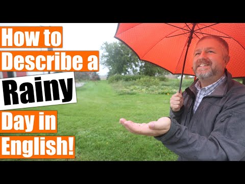 How to Describe a RAINY Day in English