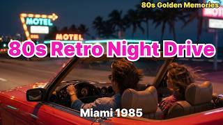 80s Retro Night Drive Vol 10 – Miami 1985 / Midnight Coastal Highway | Easy Listening Synth-Pop