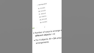 why factorial exists? Permutations