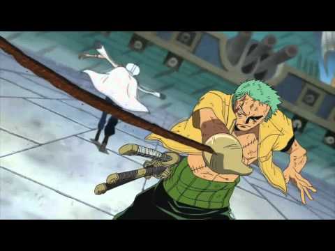 One Piece - Zoro vs Shu *BEST QUALITY* [HD/HQ]