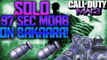 Fast Solo 97 Second MOAB w/ M4A1 On Bakaara! Call Of Duty Modern Warfare 3 Multiplayer Gameplay!