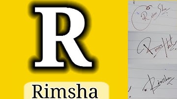 |||signature of "Rimsha"💖💖💖