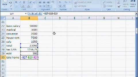 Free Learn Microsoft Excel 2007 Urdu Video Course Class 10