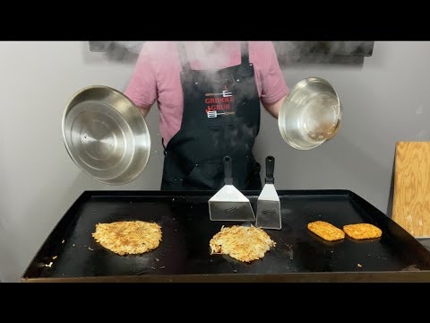 HOW TO MAKE HASHBROWNS ON THE BLACKSTONE GRIDDLE | BLACKSTONE GRIDDLE RECIPES