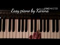 How to Play Carol of the Bells on piano Как играть Щедрик Easy Piano by Karina ВидеоРазбор