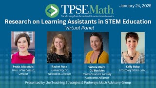 TPSE Math | Research on Learning Assistants in STEM Education