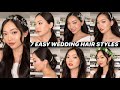 7 EASY DIY BRIDAL HAIR STYLES | Wedding Week Series Episode 1