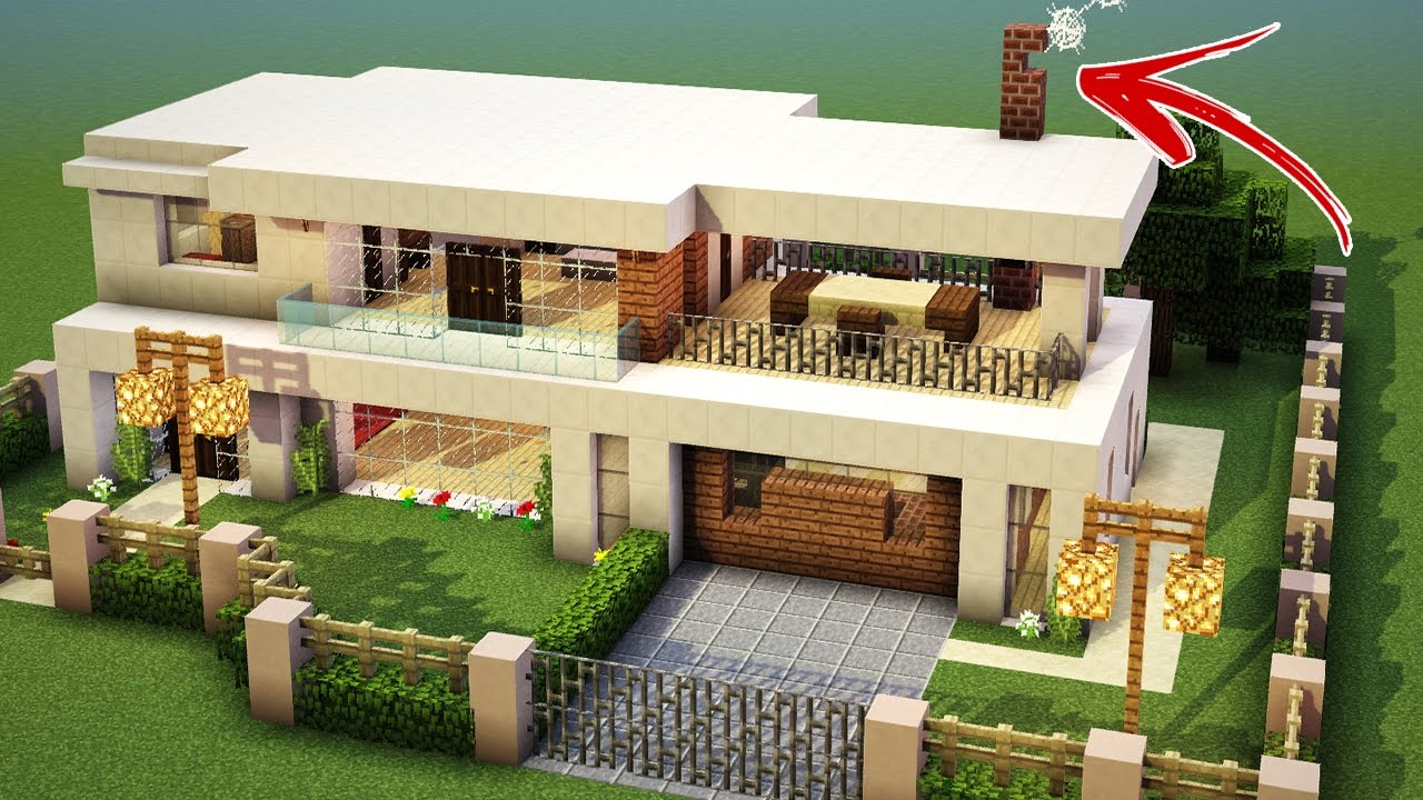 Minecraft Tutorial - Como fazer uma Casa Moderna