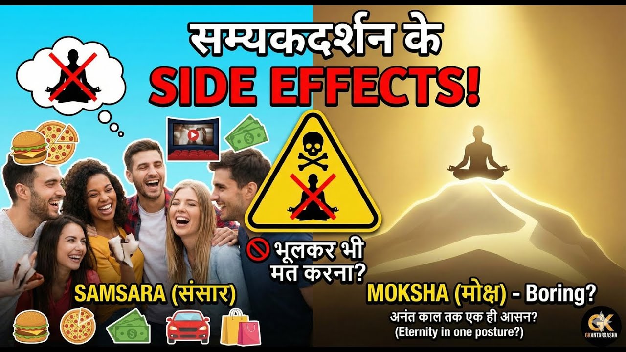 सम्यकदर्शन के Side Effects! भूलकर भी मत करना? | Side Effects of Samyak Darshan By Gyanendra Jain GK