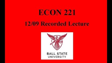 12/09 Recorded Honors Lecture