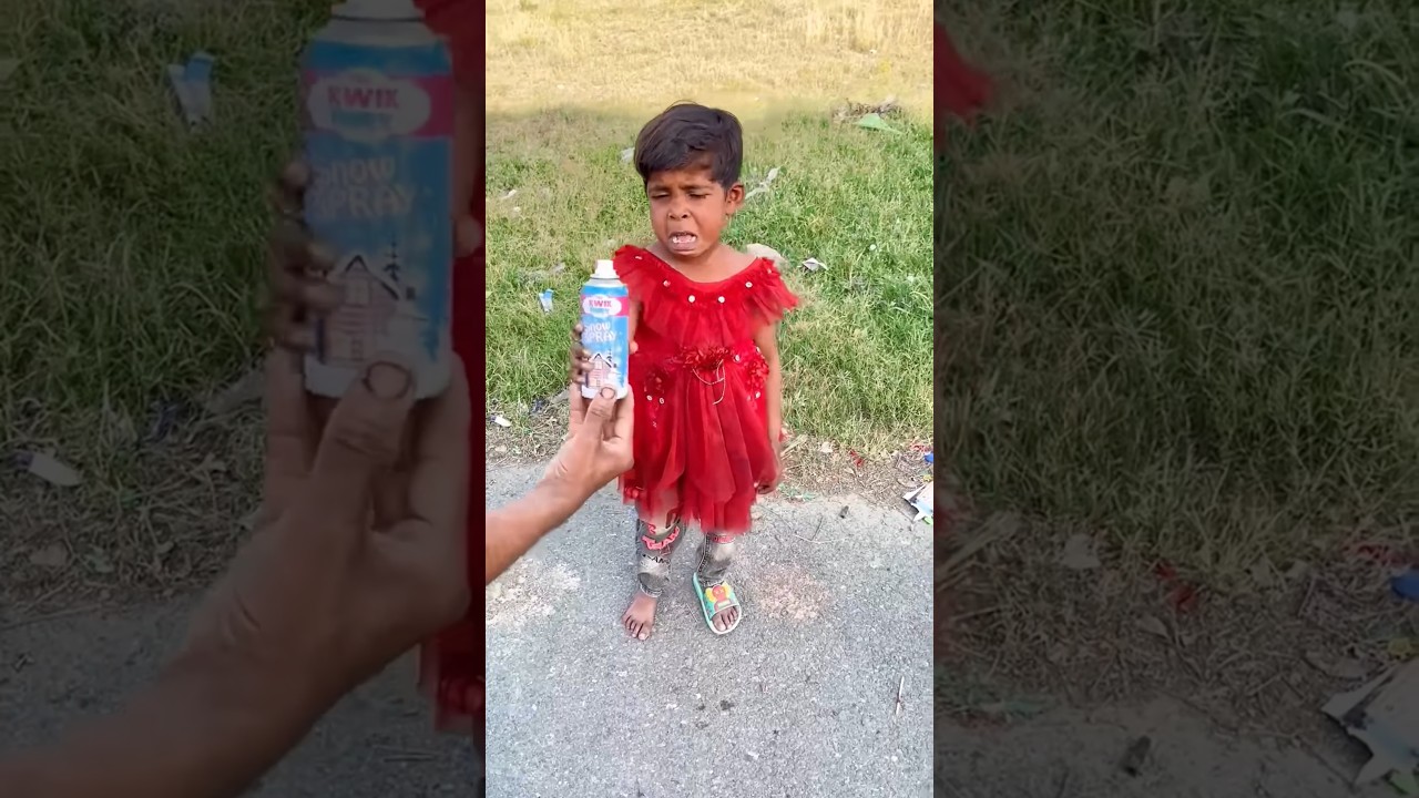 why she is crying😂🍭🧃😳