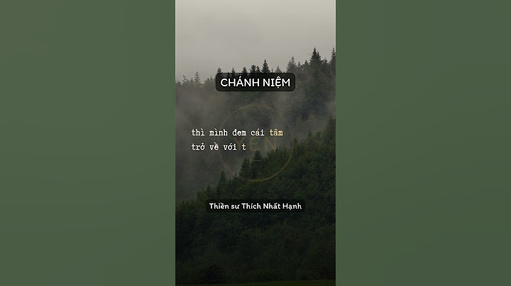 Khi mình uống trà mà biết mình đang uống trà thì đó là chánh niệm #thichnhathanh #chualanh #yen