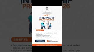 Government Internship with ₹15,000 StipendNCST Internship Applications Open Now #college