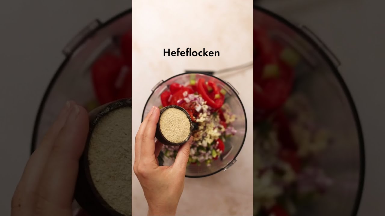 Schnelle &amp; einfache Gazpacho Pasta #shorts #rezept - YouTube