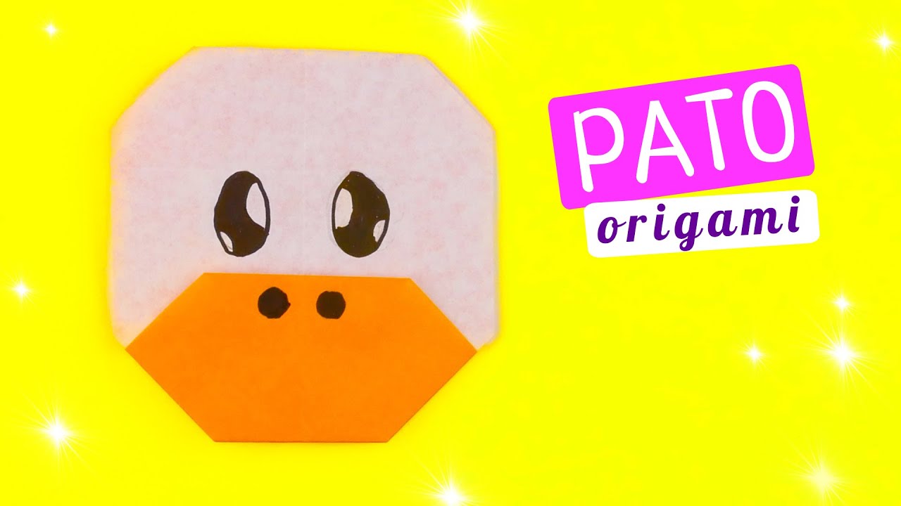 Cómo hacer un pato de papel [origami para principiantes] YouTube