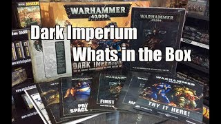 GW Warhammer 8th Edition Dark Imperium Box Set. Unboxing