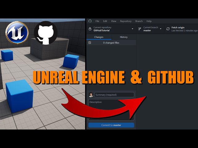 How To Use GitHub With Unreal Engine | Unreal Engine Remote Team Projects Collaboration class=