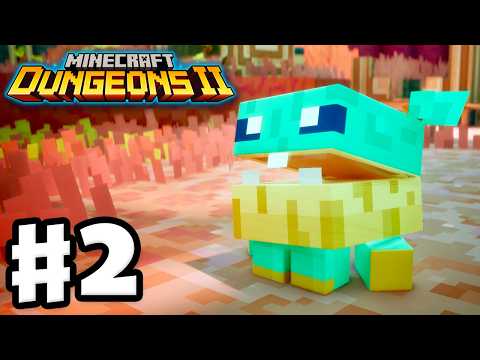 Minecraft Dungeons 2 - Gameplay Walkthrough Part 2 - Creatures of the Sift!